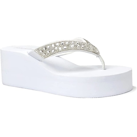 Shoes - 🌸🥂HOST PICK🥂🌸 Platform Jewel Wedge Sandals